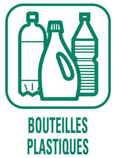 Pictogramme Bouteilles plastiques