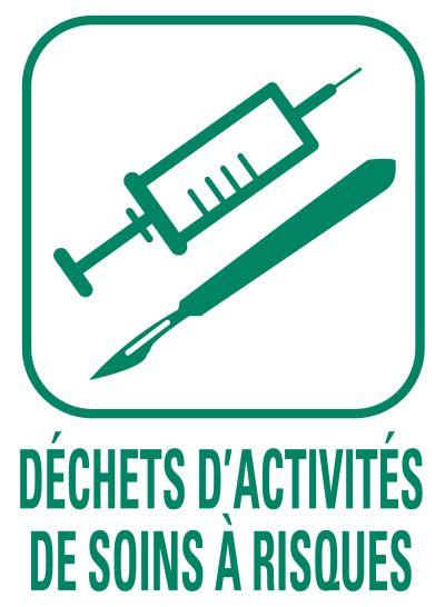 Pictogramme Déchets d'activités de soins à risques