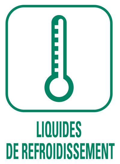 Pictogramme Liquides de refroidissement