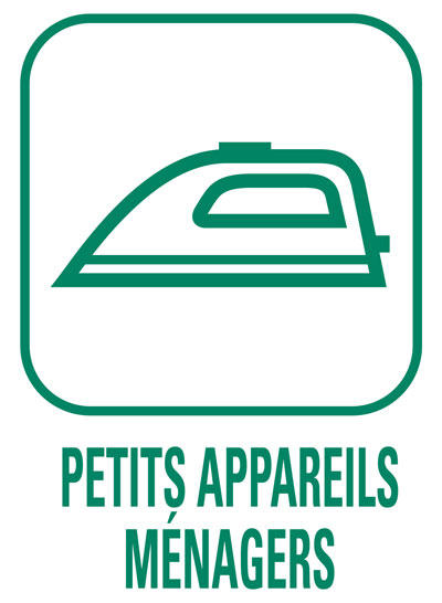 Pictogramme Petits appareils ménagers