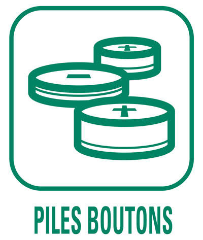 Pictogramme Piles boutons