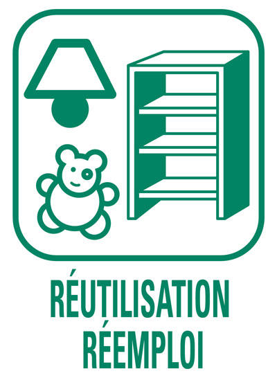 Pictogramme Réemploi et réutilisation