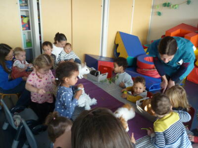 Photo animation crèche de Paimpol