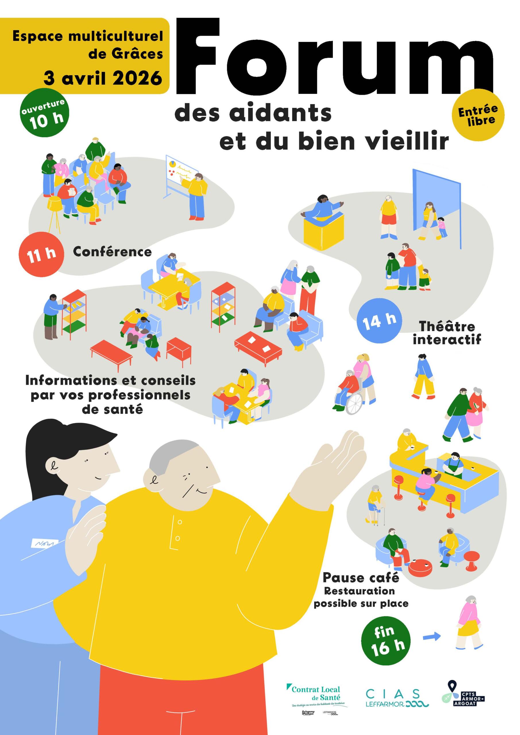 Affiche Forum des aidants et du bien vieillir 2026