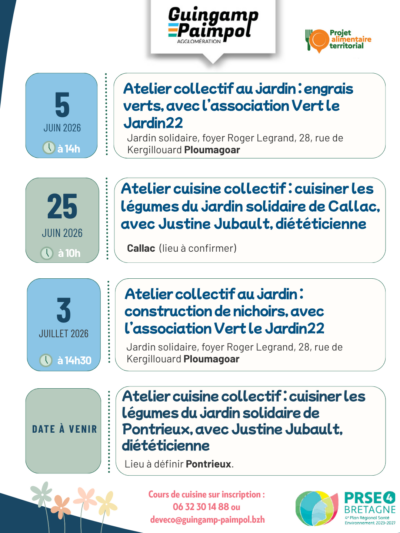 Affiches 3 animations jardins solidaires