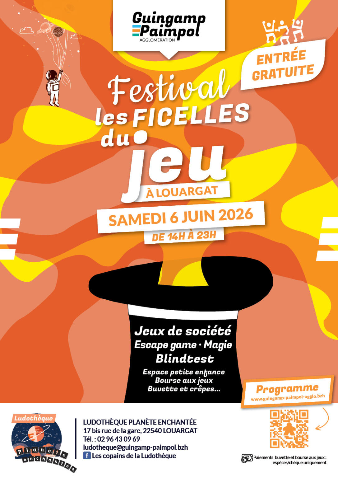 Affiche Festival les ficelles du jeu
