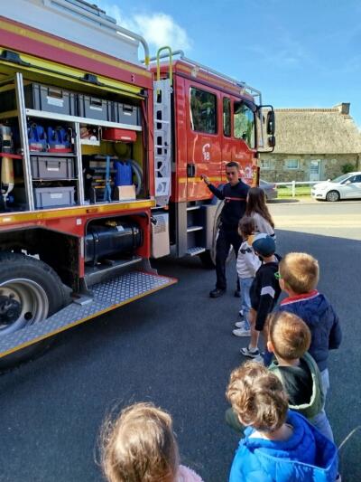 Photo visite caserne de pompiers