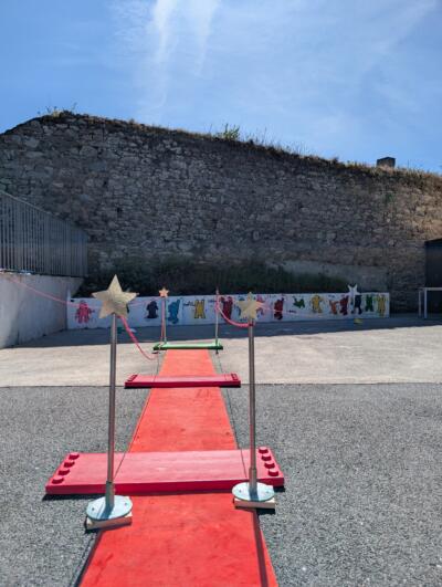 photo inauguration fresque de Pontireux