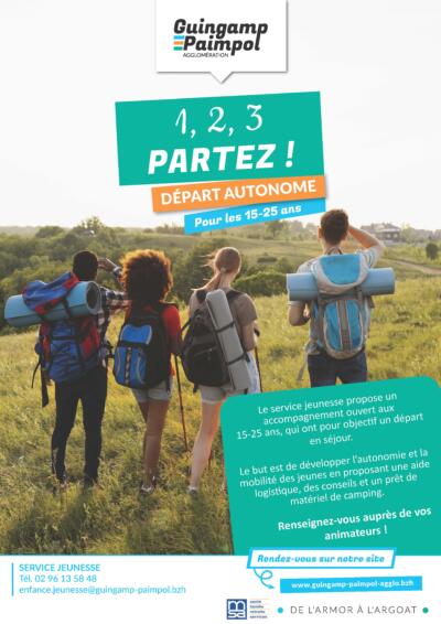 Affiche 1, 2, 3 partez!