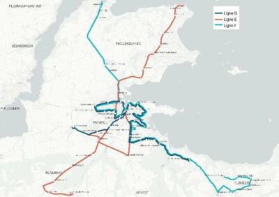 Carte ligne de bus Paimpol