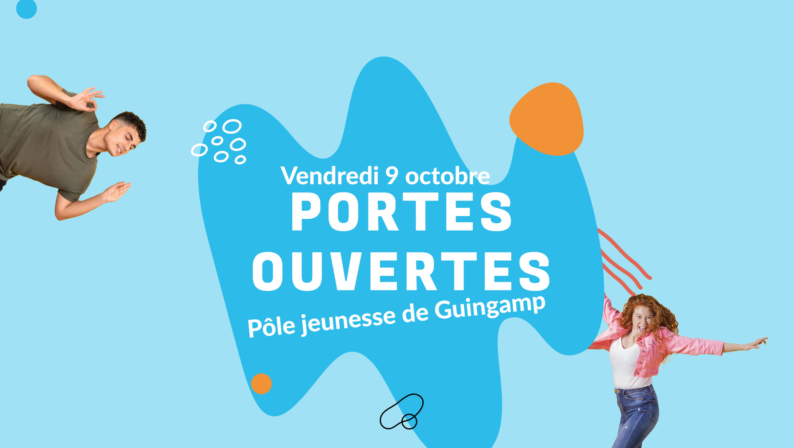 Visuel site porte ouverte pole jeunesse de Guingamp