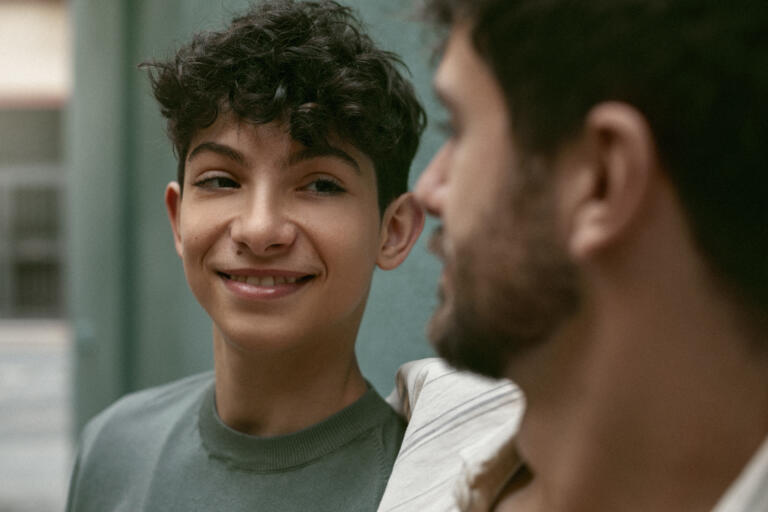 Photo ado avec papa